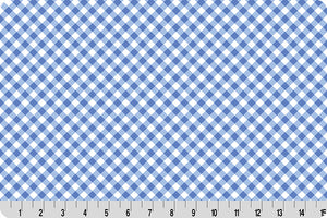 Shannon Fabrics Quilting Cuddle, Quilting Cuddle, Cottage Rose Lande Gingham Blue Bonnet