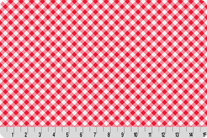 Shannon Fabrics Quilting Cuddle, Quilting Cuddle, Candy Apple Gingham, Cottage Rose Lane Gingham Candy Apple