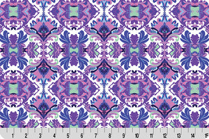 Shannon Fabrics Quilting Cuddle, Quilting Cuddle, Wanderlust Damask Blue, Quilting Cuddle Wanderlust Damask Blue