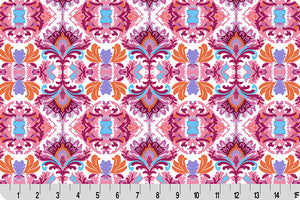 Shannon Fabrics Quilting Cuddle, Quilting Cuddle, Wanderlust Damask Pink, Quilting Cuddle Wanderlust Damask Pink