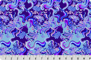 Shannon Fabrics Quilting Cuddle, Quilting Cuddle, Wanderlust Paisley Blue, Quilting Cuddle Wanderlust Paisley Blue