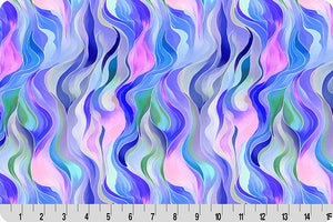 Shannon Fabrics Quilting Cuddle, Quilting Cuddle, Wanderlust Rainbow Blue, Quilting Cuddle Wanderlust Rainbow Blue