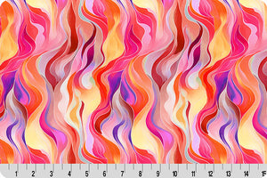Shannon Fabrics Quilting Cuddle, Quilting Cuddle, Wanderlust Rainbow Pink, Quilting Cuddle Wanderlust Rainbow Pink