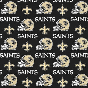 SAINTS COTTON FABRIC, NFL COTTON FABRIC, NFL COTTON, SAINTS NFL COTTON, SAINTS FABRIC