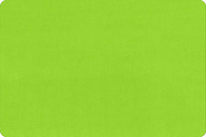 DARK LIME MINKY, DARK LIME FABRIC, DARK LIME EXTRA WIDE, SHANNON FABRICS DARK LIME