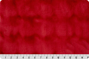crimson fabric, crimson minky fabric, powderpuff minky, luxe powderpuff, shannon fabrics powderpuff, shanon fabrics powderpuff cuddle, luxe cuddle powderpuff, crimson luxe minky