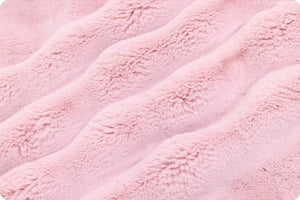 rosewater minky, rosewater cuddle, rosewater minky fabric, shannon fabrics rosewater, shannon fabrics powderpuff