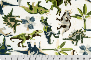 dinosaur fabric, dinosaur minky, dinosaur minky fabric, trex minky, trex shannon fabrics, trex digital cuddle